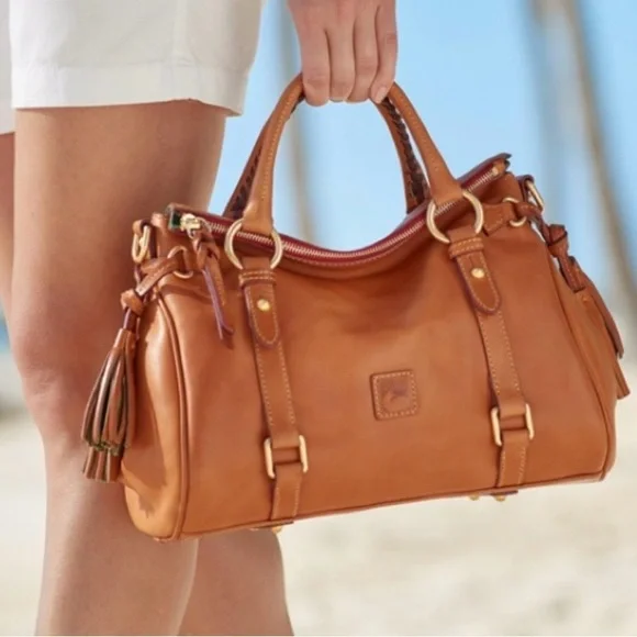 Dooney & Bourke Florentine Leather Satchel - Picture 5 of 7